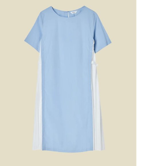 Konny SIDE PLEATED NURSING DRESS in M - Picture 2 of 2
